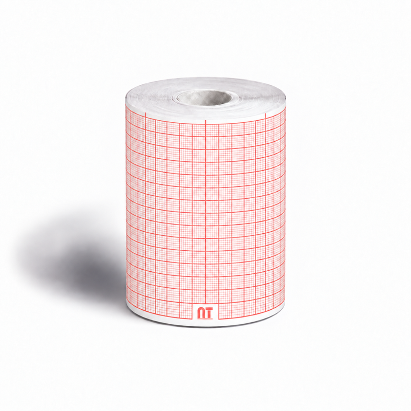 Cargue la imagen en el visor de la galería, Rollo graficado en rojo. Medidas: 5.5 cm * 30m Hellige EK41 marca NT
