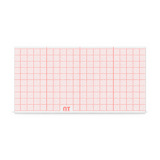 Rollo graficado en rojo. Medidas: 5.5 cm * 30m Hellige EK41 marca NT