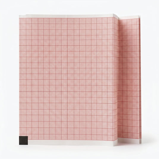 Papel graficado en rojo. Medidas 11.2cm*10cm Doblado en Z de 100 hojas. para ZGN60 marca NT