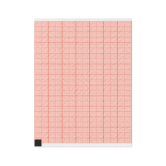 Papel graficado en rojo. Medidas 11.2cm*10cm Doblado en Z de 100 hojas. para ZGN60 marca NT