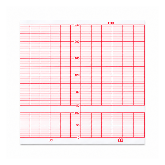 Papel graficado en rojo. Medidas: 12cm *12cm Doblado en Z de 150 hojas IFM500 marca NT