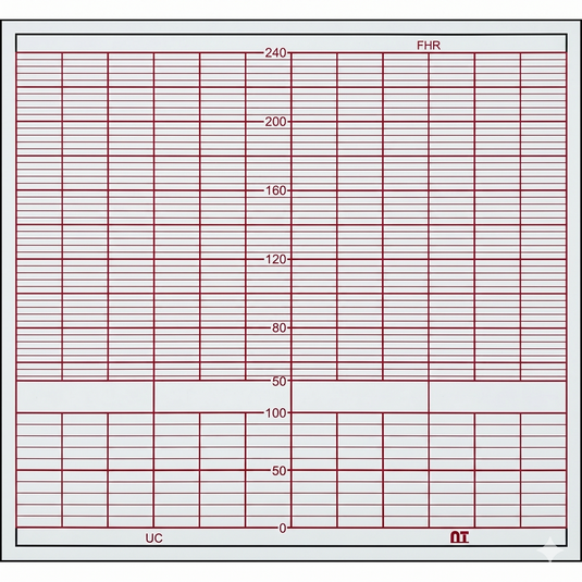 Papel graficado en rojo. Medidas: 12cm *12cm Doblado en Z de 150 hojas IFM500 marca NT