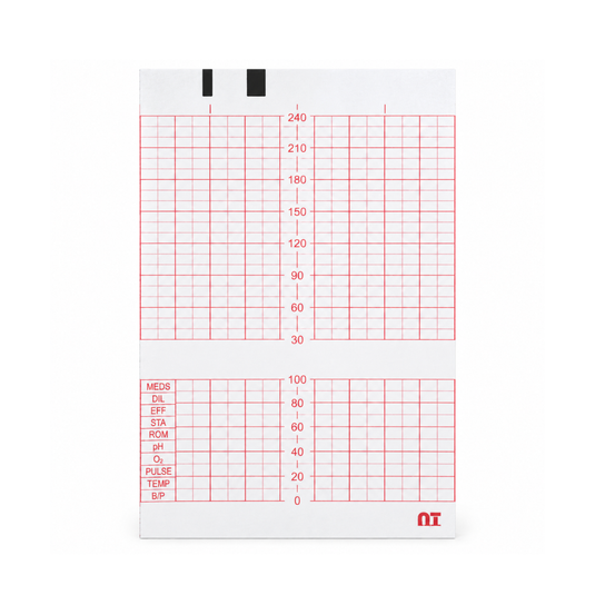 Papel graficado en rojo. Medidas: 15cm*10cm Doblado en Z de 150 hojas. Para HP M1910A. marca NT