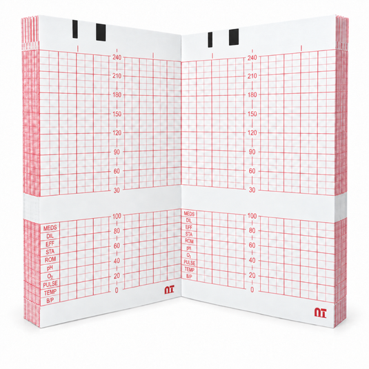 Papel graficado en rojo. Medidas: 15cm*10cm Doblado en Z de 150 hojas. Para HP M1910A. marca NT
