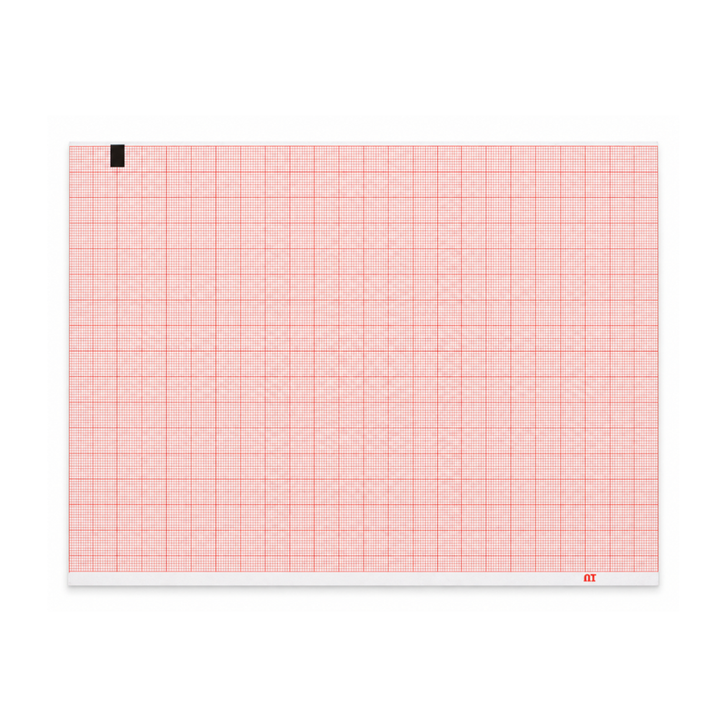 Cargue la imagen en el visor de la galería, Papel graficado en rojo. Medidas 21cm *30cm Doblado en Z de 150 hojas Marquette MC 1200 marca NT
