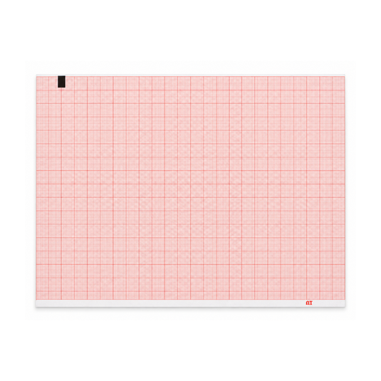 Papel graficado en rojo. Medidas 21cm *30cm Doblado en Z de 150 hojas Marquette MC 1200 marca NT