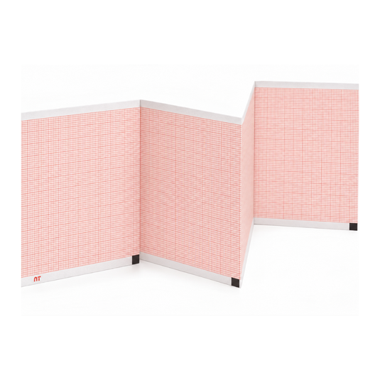 Papel graficado en rojo. Medidas 21cm*14cm*20mts. para ZGN90 marca NT
