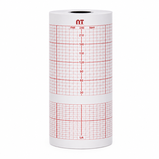 Rollo graficado en rojo. Medidas: 14cm*30m. marca NT