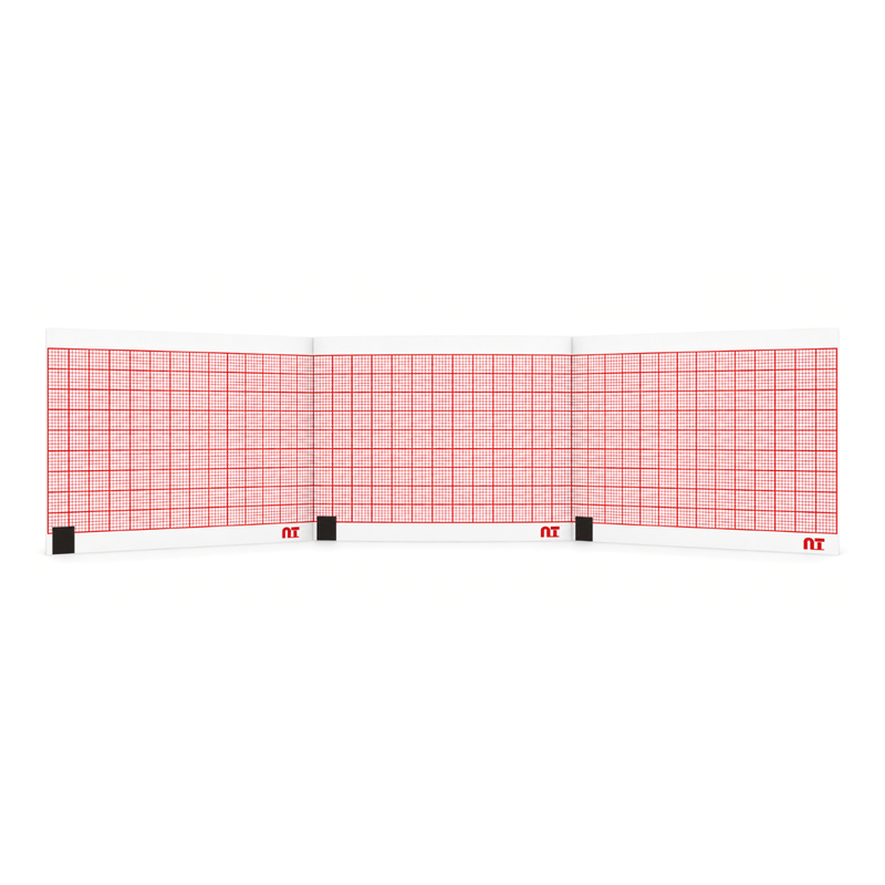 Cargue la imagen en el visor de la galería, Papel graficado en rojo. Medidas: 5.95cm*7.5cm Doblado en Z de 200 hojas. Cardiette AR600marca NT
