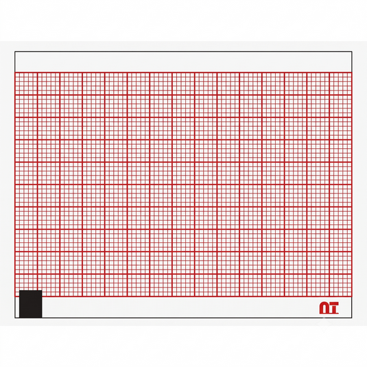 Papel graficado en rojo. Medidas: 5.95cm*7.5cm Doblado en Z de 200 hojas. Cardiette AR600marca NT