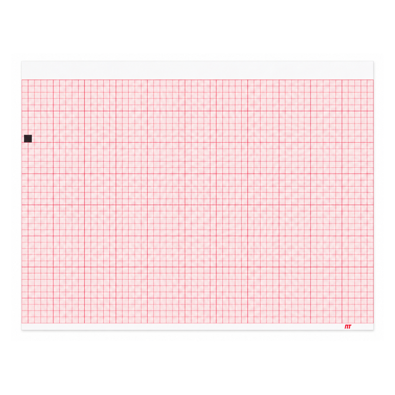 Cargue la imagen en el visor de la galería, Papel graficado en rojo. Medidas: 21.2cm*28cm Doblado en Z de 200 hojas. Cardiette AR2100 marca NT
