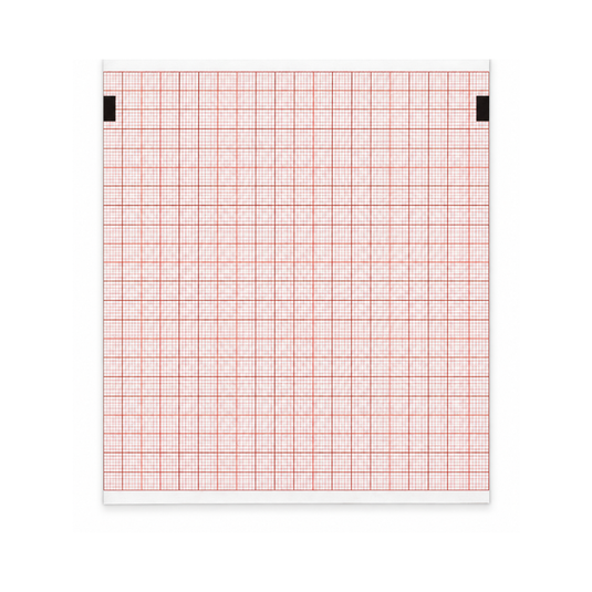 Papel graficado en rojo. Medidas: 11.2cm*10cm Doblado en Z de 300 hojas. 2911200 marca NT