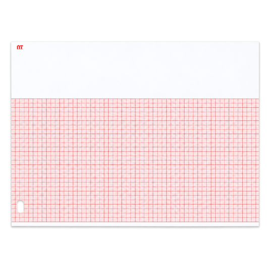 Papel graficado en rojo. Medidas: 21.5cm*28cm Doblado en Z de 200 hojas. Para PHILIPS/HP M2481/3707A. marca NT