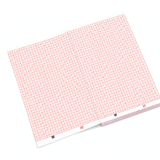 Papel graficado en rojo. Medidas: 21cm*15cm Doblado en Z de 300 hojas. KZ1210 marca NT