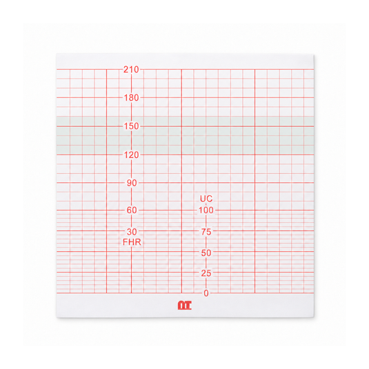 Papel graficado en rojo. Medidas: 11.1cm*10cm Doblado en Z de 160 hojas. 54859 marca NT