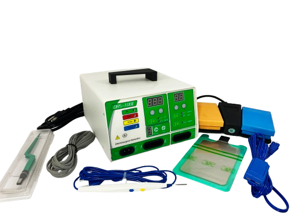 Cargue la imagen en el visor de la galería, Electrocauterio De 100W Energía Monopolar Y Bipolar (General, Laparoscopia, Endoscopía) Catálogo: OBS-100C
