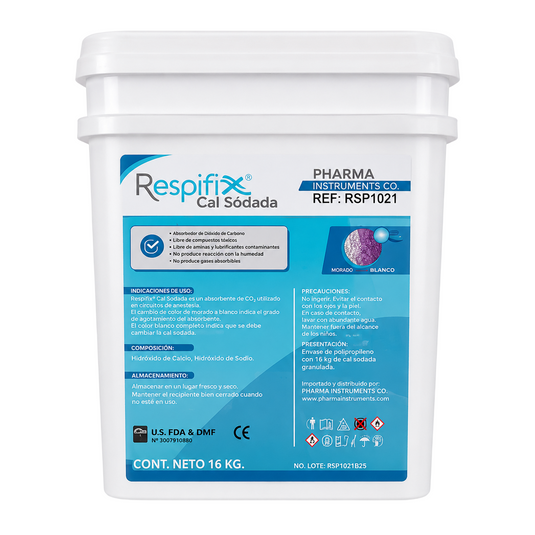 Cal Sodada con Indicador De Color, Con 16 Kilos marca Respifix