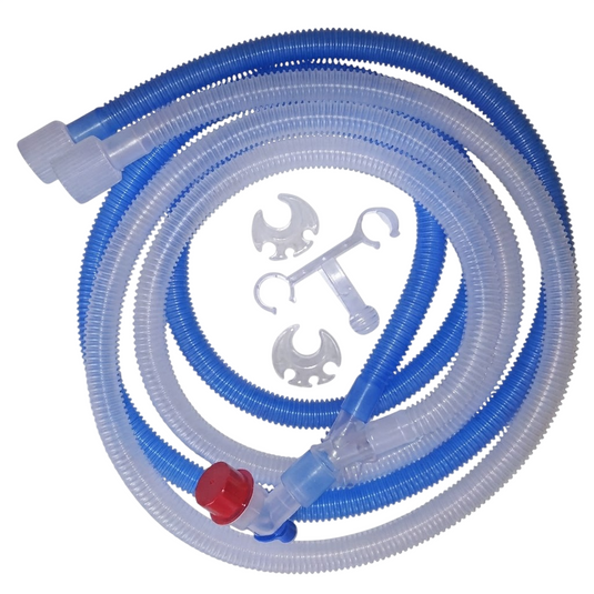 Circuito Corrugado De Ventilación Para Adulto De 1.8M Y Conector - Marca Respifix