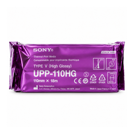 Térmico blanco y negro, Tipo V De 110Mm X 18M marca Sony