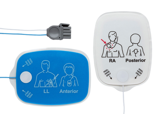 Electrodos Adulto 16384/T100Ac-Physio marca Curaplex/Heartsync