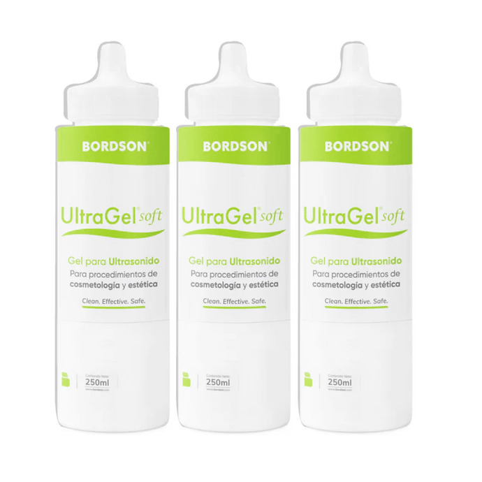 Botella de 250 ml de gel para ultrasonido Bordson Soft