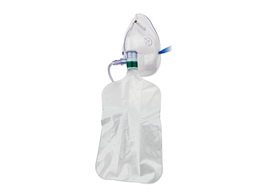 Mascarilla Para Oxigeno Adulto Con Bolsa Reservorio, De Alta Concentración Válvula Y Tubería De 2.1M / 7