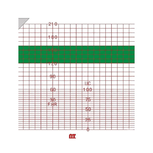 Papel graficado en rojo. Medidas: 11.1cm*10cm Doblado en Z de 160 hojas. 54859 marca NT