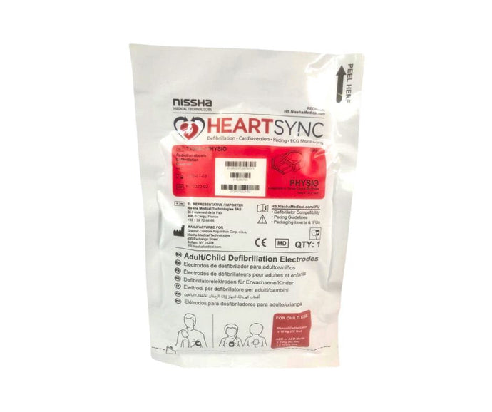 Electrodos para EKG de adulto, modelo 16384/T100AC-Physio