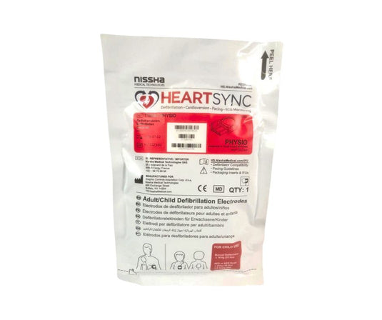 Electrodos para EKG de adulto, modelo 16384/T100AC-Physio