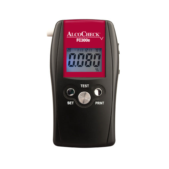 Alcoholímetro AlcoCheck FC300e Detector Digital de Alcohol con Impresora