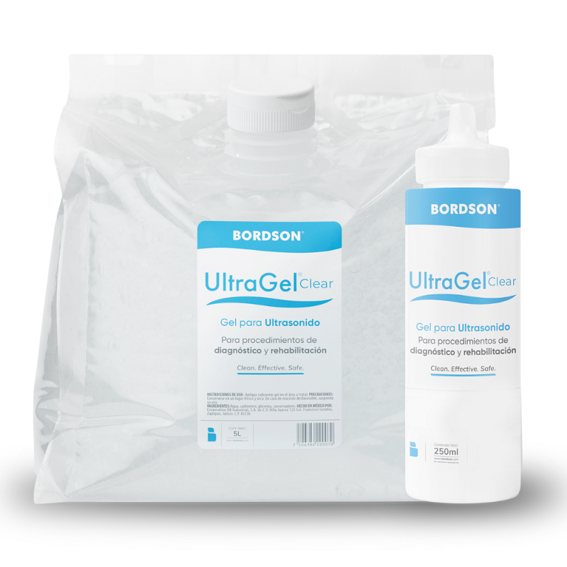 UltraGel BORDSON CLEAR Sin Color para Ultrasonido - 5L – Neotecnia