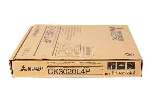 Mitsubishi CK3020L4P Juego de hojas de papel para impresión