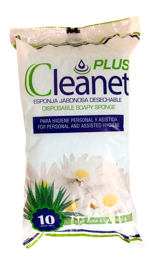 Esponjas jabonosas Cleanet Plus Con 10 piezas