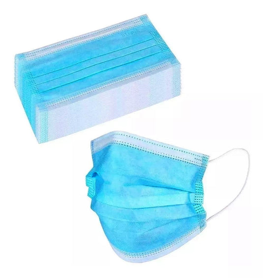 Cubrebocas Plisado de 3 Capas Face Mask