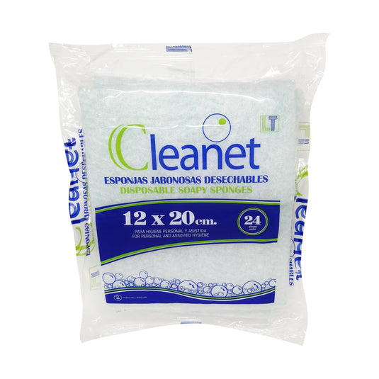 Esponjas Jabonosas Cleanet de Napa De 12 X 20 CM
