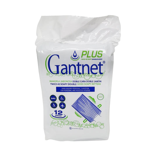 Guante para Baño con Jabón integrado Gantnet Plus de 15 X 22 CM
