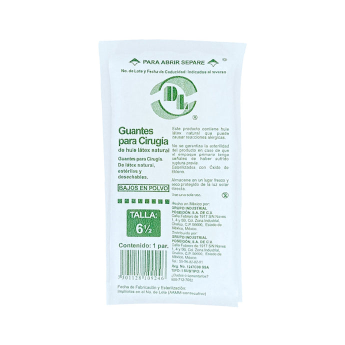 Guantes para cirugía DL