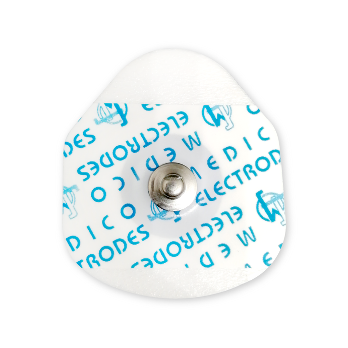 Electrodo de espuma para monitoreo. Marca MEDICO ELECTRODES, Catálogo MSGLT36. Sobre C/60 piezas.