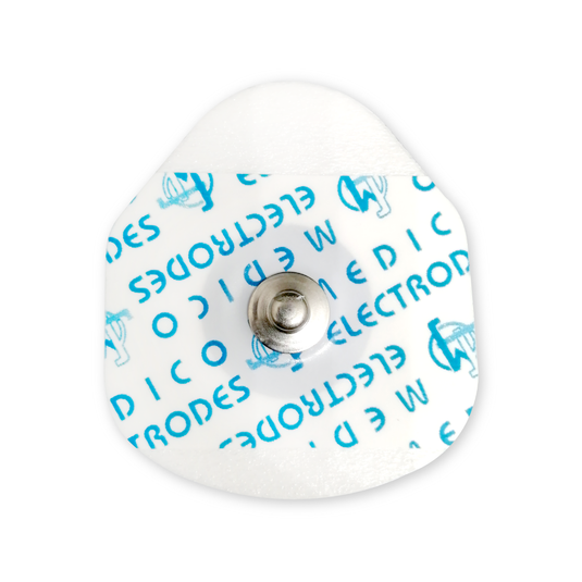 Electrodo de espuma para monitoreo. Marca MEDICO ELECTRODES, Catálogo MSGLT36. Sobre C/60 piezas.