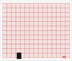 Papel térmico para Electrocardiógrafo Fukuda Cardisuny CP202 De 10 CM X 6.3 CM  – Catálogo: NT 2906301