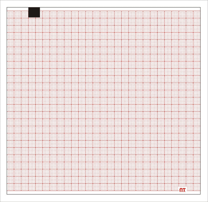Papel térmico para Electrocardiógrafo Bosch-Dimeq EKG 603D De 13 CM X 13.5 CM – Catálogo: NT 2913000