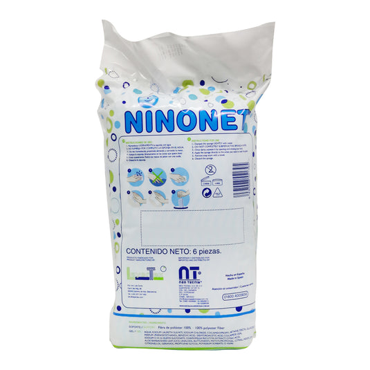 Esponjas Jabonosas Ninonet Infantil De 12 X 10 CM
