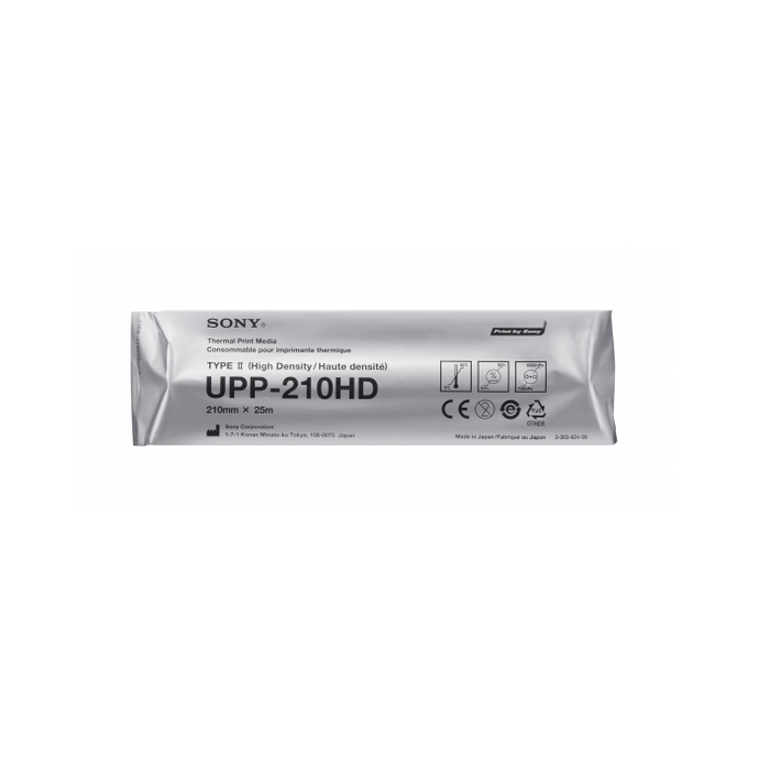 Papel para impresora Sony UPP-210HD De 210 MM X 25 M Catálogo: UPP-210HD