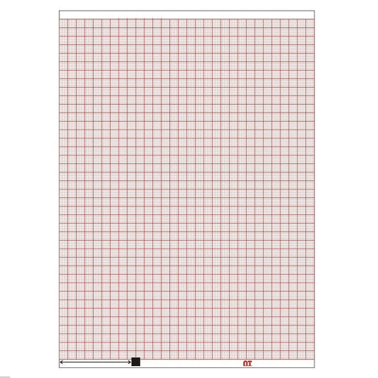 Papel térmico para electrocardiograma de 15 CM X 21 CM – Catálogo: NT P210X48Z