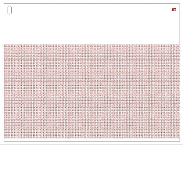 Papel térmico para electrocardiograma de 21.5 CM X 28 CM – Catálogo: NT 3021501